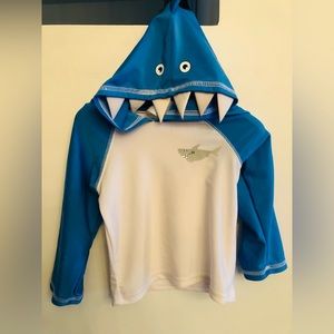 Sol Swim Hooded Shark Rashguard 18M